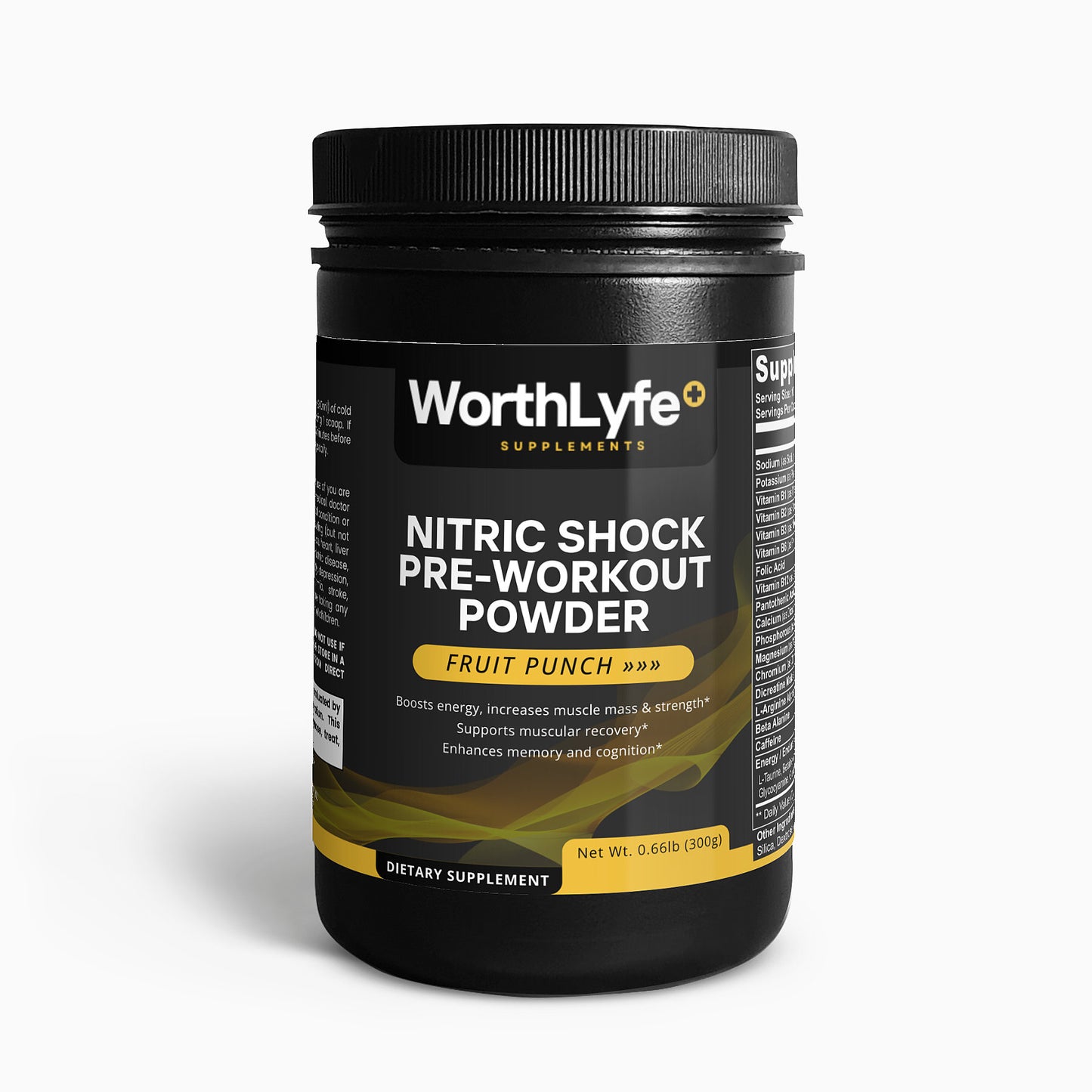 Nitric Shock Pre-Workout Powder (Fruit Punch)