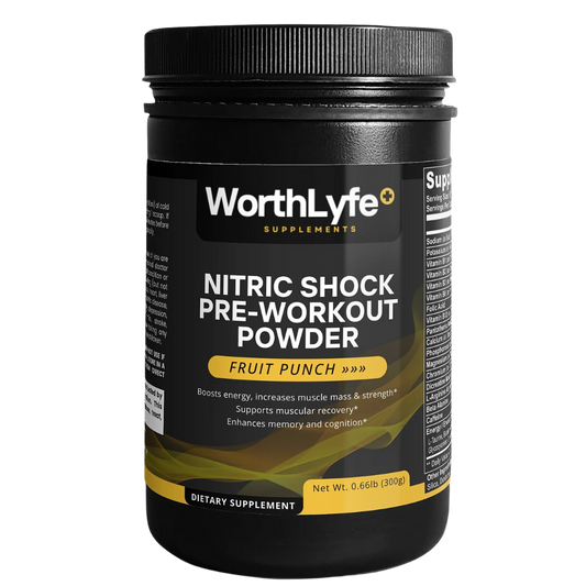 Nitric Shock Pre-Workout Powder (Fruit Punch)